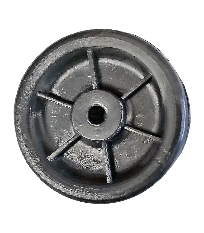 RUEDA DE POLIETILENO .75 X 15 MM EJE 7MM