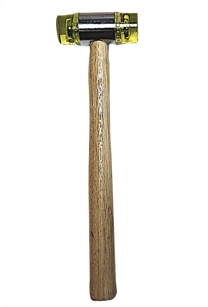 MARTILLO CABEZA DE PVC 30MM  MANGO DE MADERA