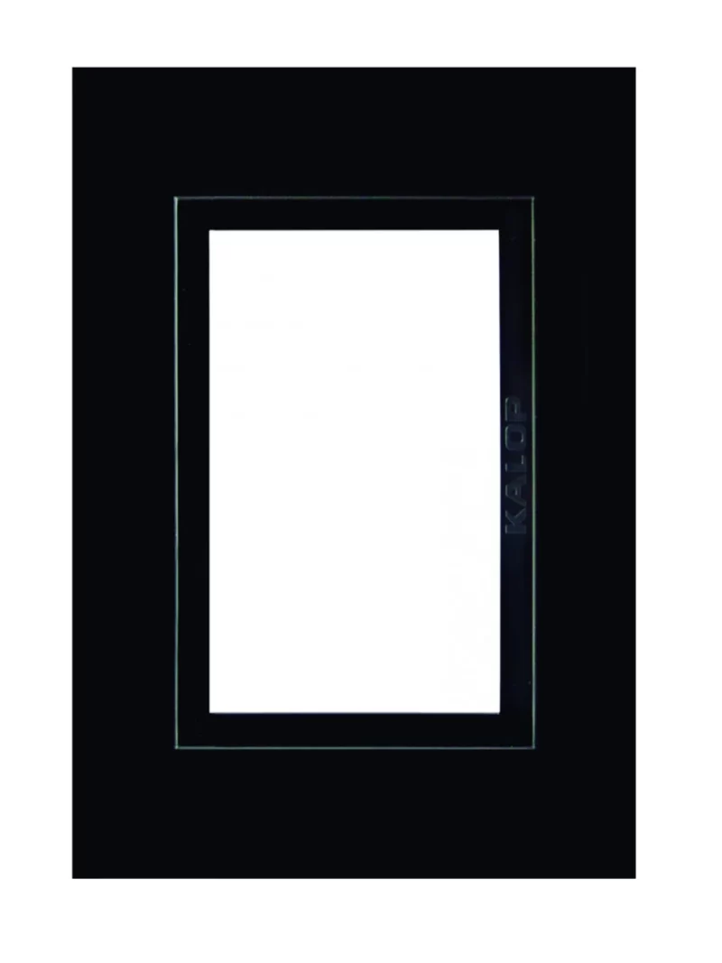 LLAVE EMBUTIR KALOP TAPA ZEN 10X5 NEGRO