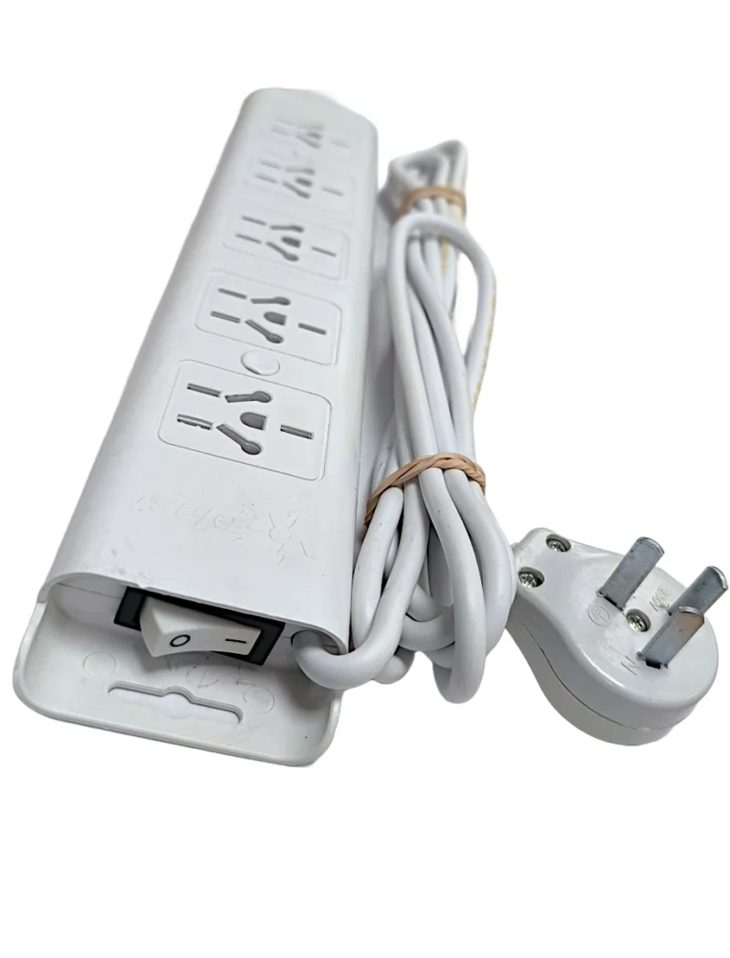 PROLONGADOR 5 TOMAS C/TECLA CABLE 5MTS