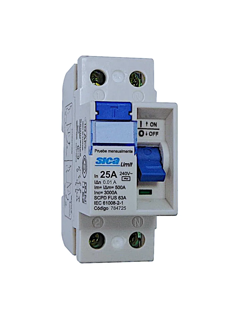 INTERRUPTOR DIFERENCIAL 2X25A ULTRA SENSIBLE SICA
