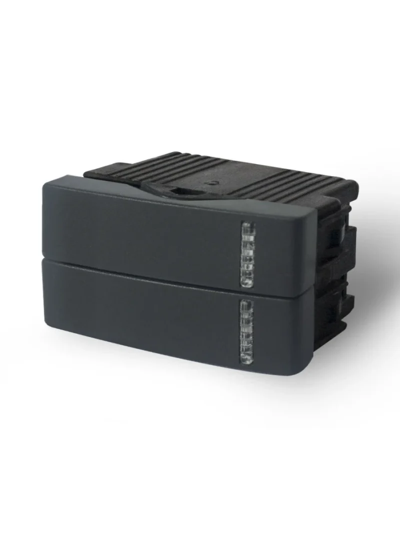 LLAVE EMBUTIR KALOP INTERRUPTOR DOBLE NEGRO