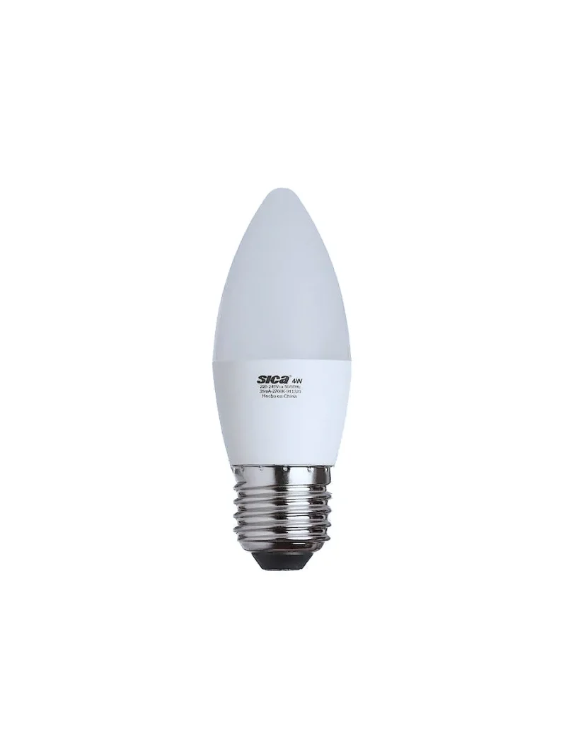 LAMPARA LED VELA SICA 4W E27 CALIDA