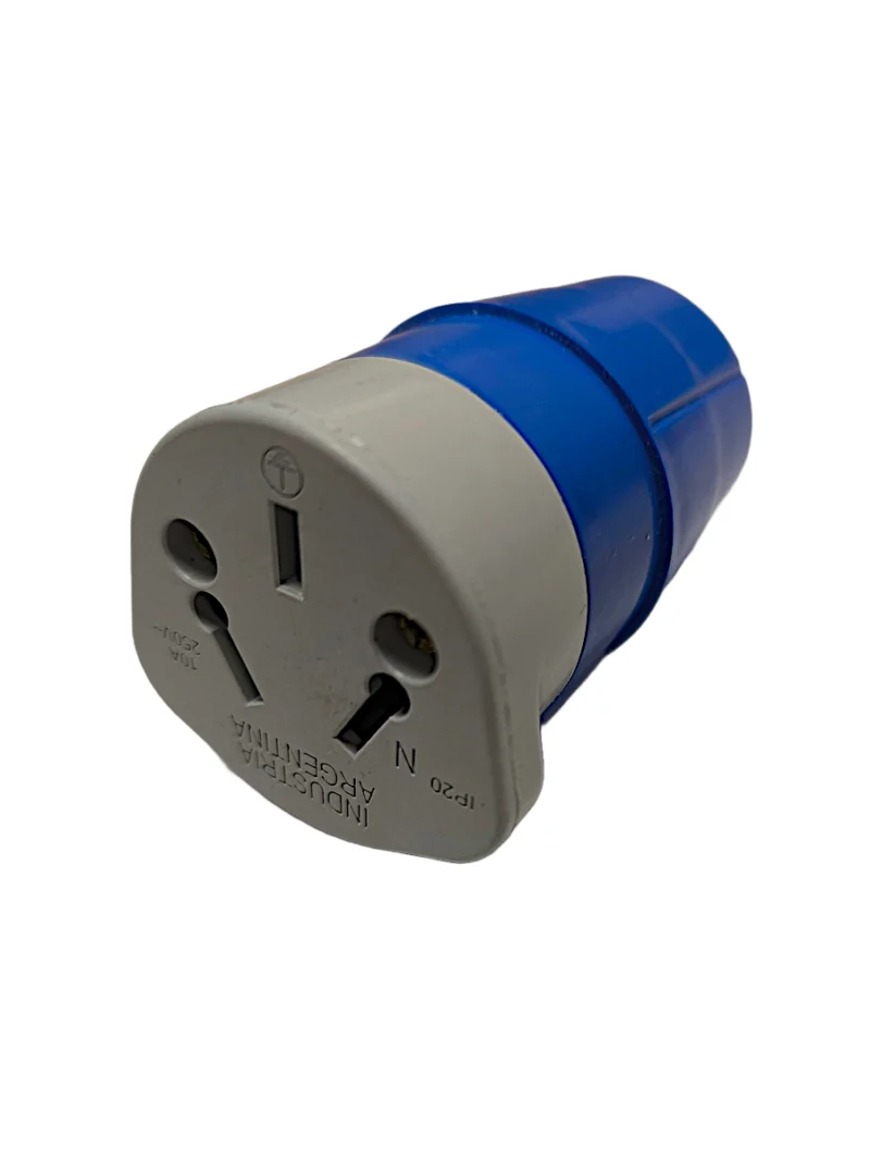 FICHA 220V HEMBRA 10A KALOP HEAVY DUTY AZUL