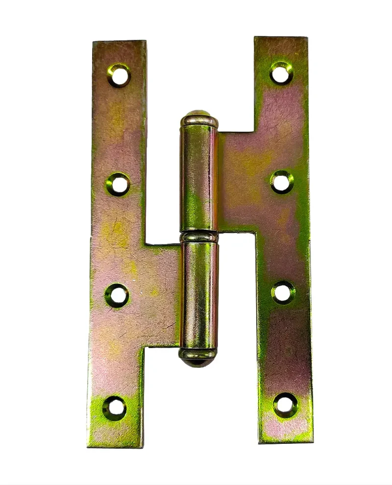 BISAGRA POMELA M/M DE 160MM IZQUIERDA ZINC. AMARILLO