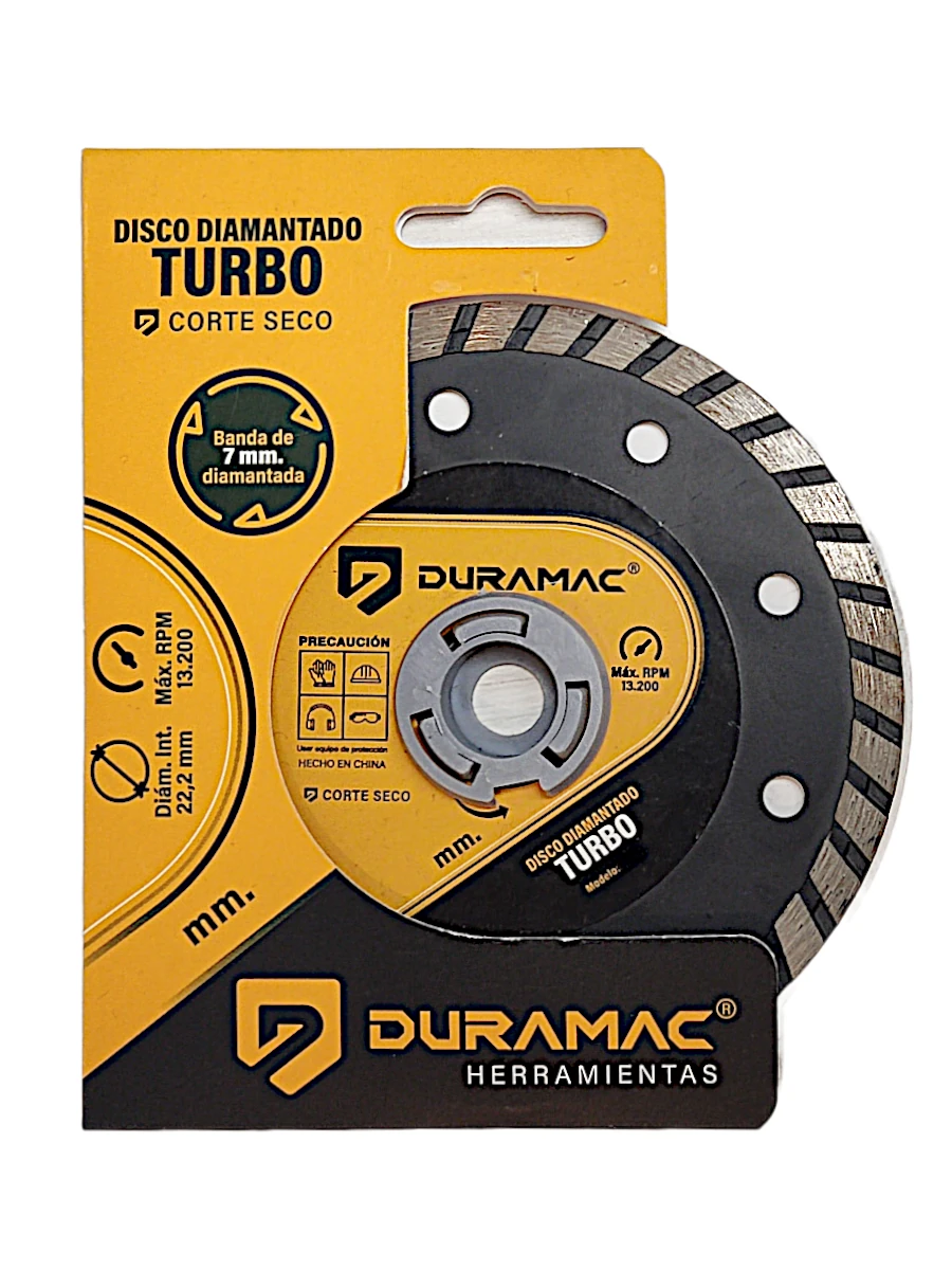 DISCO DURAMAC TURBO 115 MM