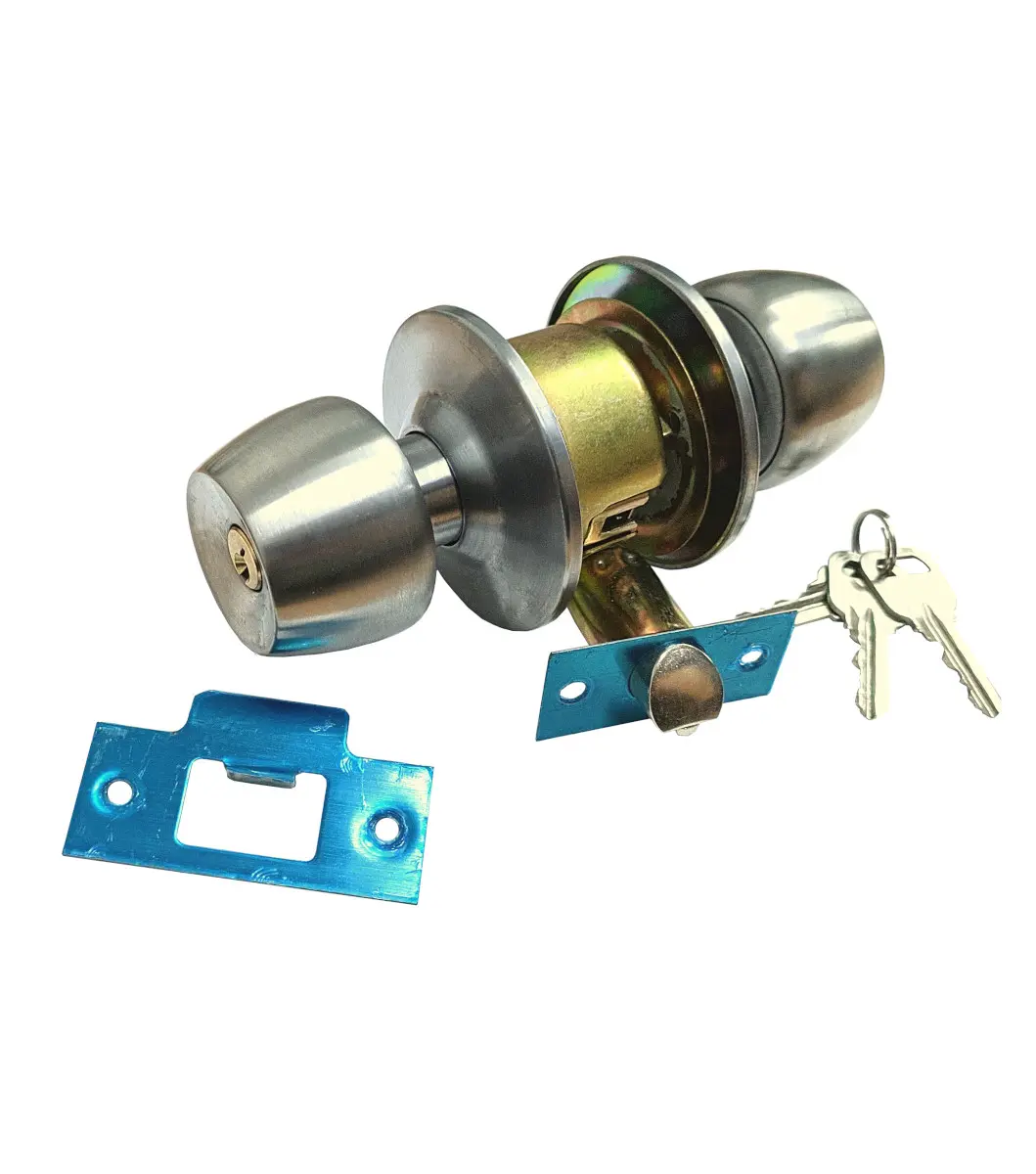 CERRADURA POMO TUBULAR 570 ACERO INOX