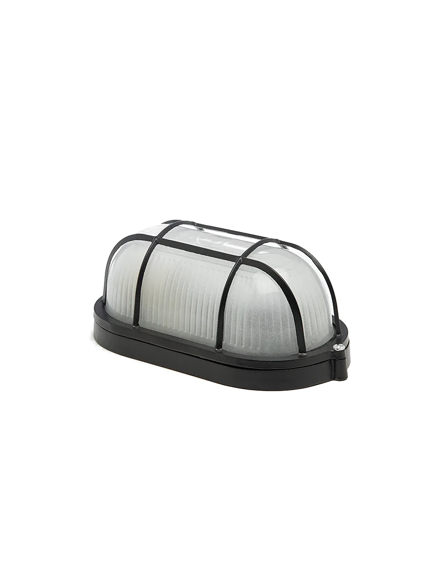 TORTUGA OVALADA NEGRA ALUMINIO + LAMPARA 13W FRIA SICA