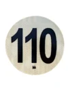 CINTA REFLECTIVA: CIRCULO VELOCIDAD 110 MAX