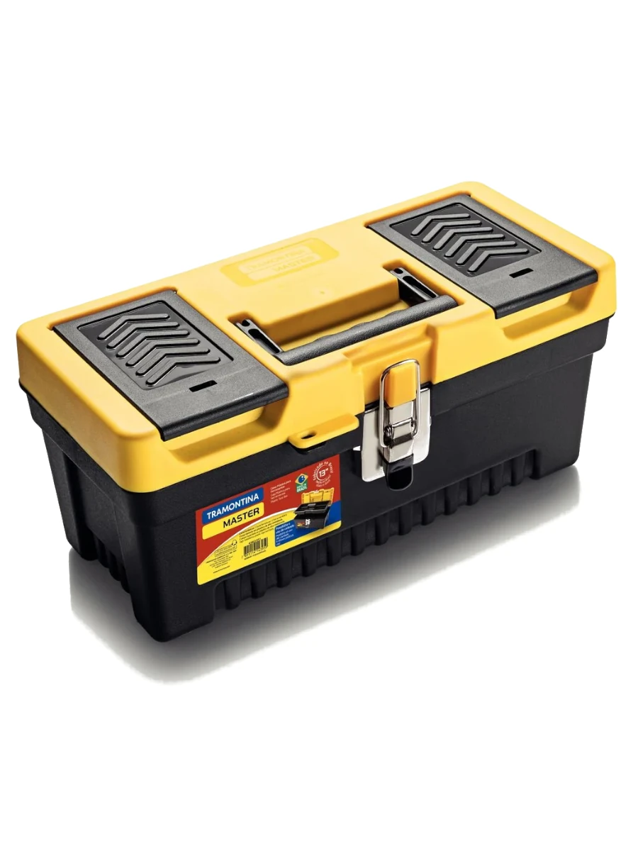 CAJA DE HERRAMIENTAS 13 CON BANDEJA TRAMONTINA