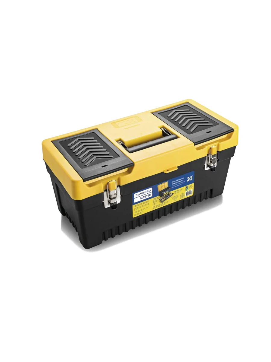 CAJA DE HERRAMIENTAS 20 CON BANDEJA TRAMONTINA