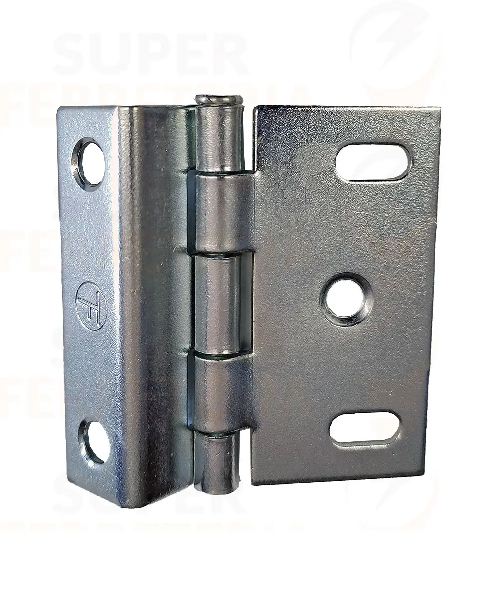 BISAGRA PESTAÑA N° 4. REGULABLE ZINCADO