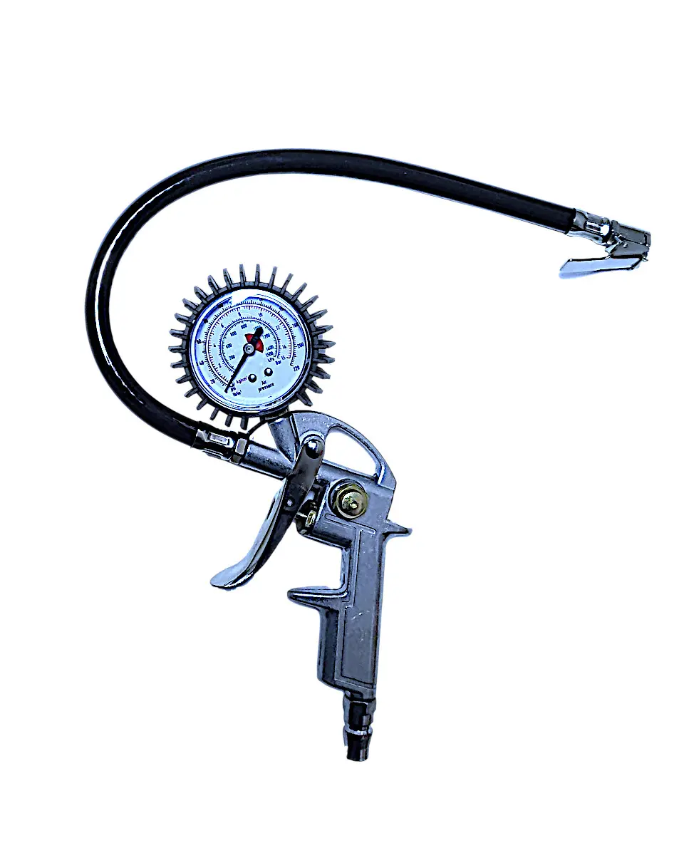 PICO DE AIRE P/COMPRESOR C/RELOJ MEDIDOR