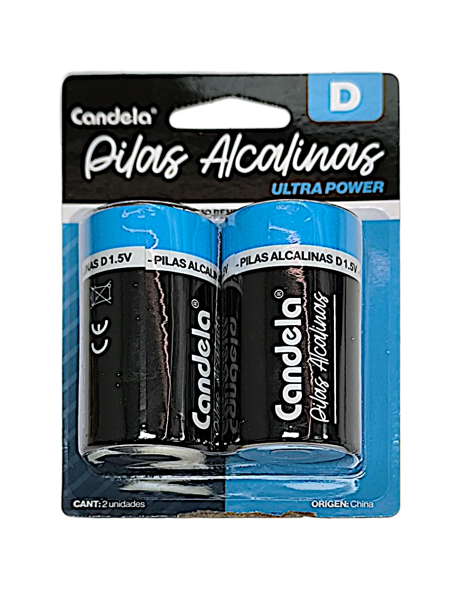 PILA CANDELA ALCALINA D GRANDE (PRECIO POR BLISTER DE 2 PILAS)
