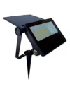 REFLECTOR LED SOLAR 20W IP-65 LUZ FRIA CON ESTACA