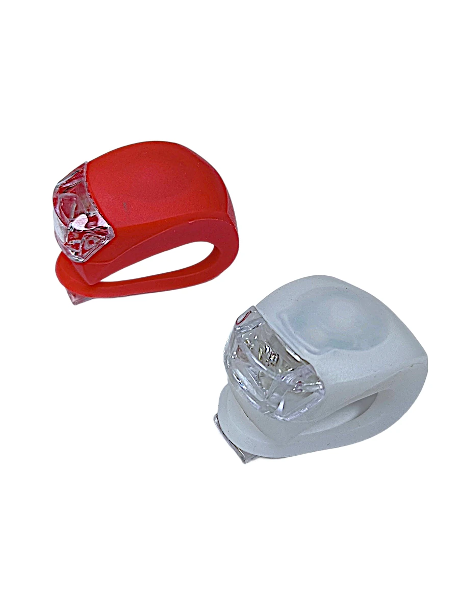 LUZ P/BICI DE SILICONA JUEGO X 2