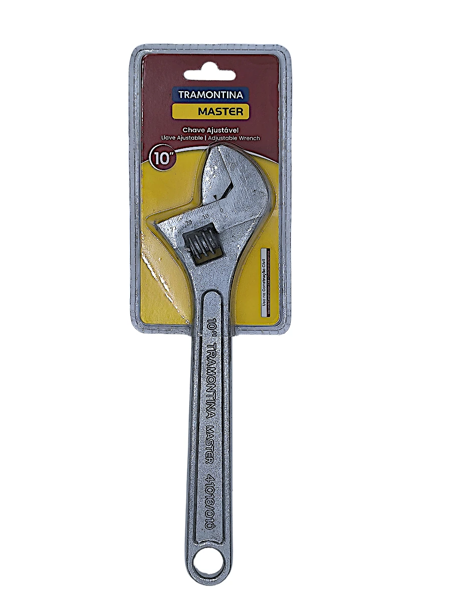 LLAVE FRANCESA AJUSTABLE 12 CROMADA TRAMONTINA