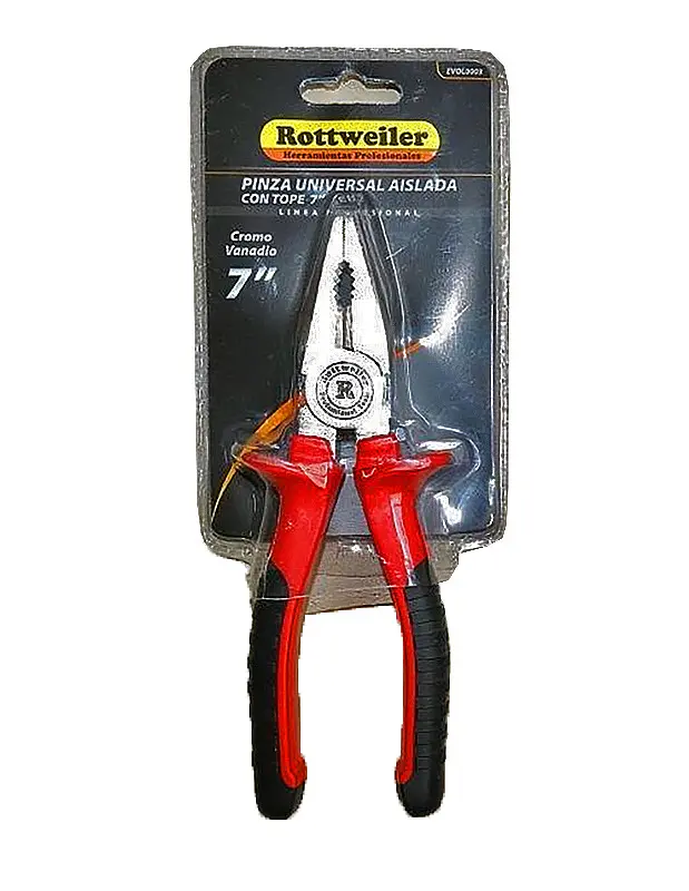 PINZA UNIVERSAL CON TOPE DE 6 SATIN.