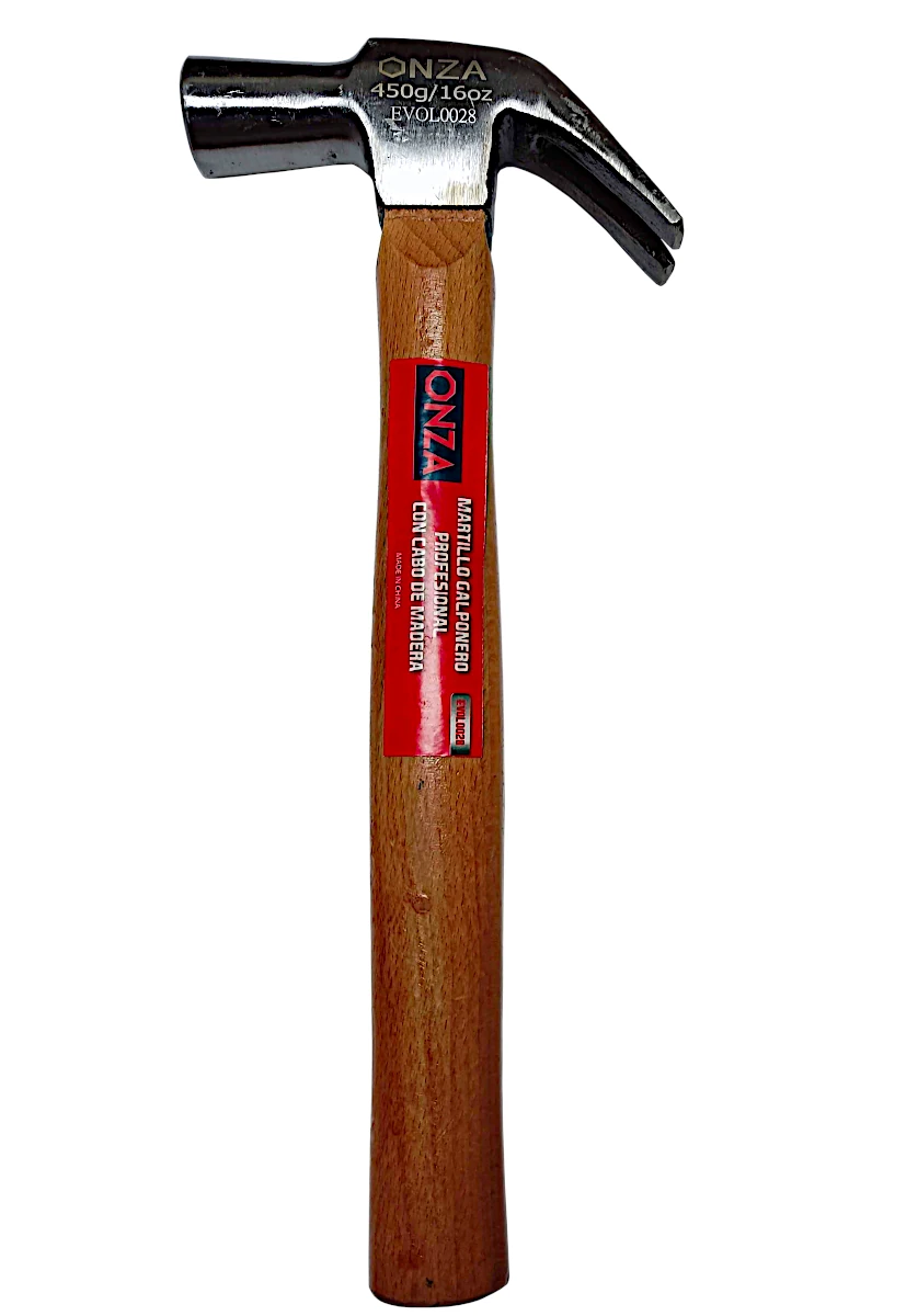 MARTILLO GALPONERO DE 34X14 CM MANGO MADERA