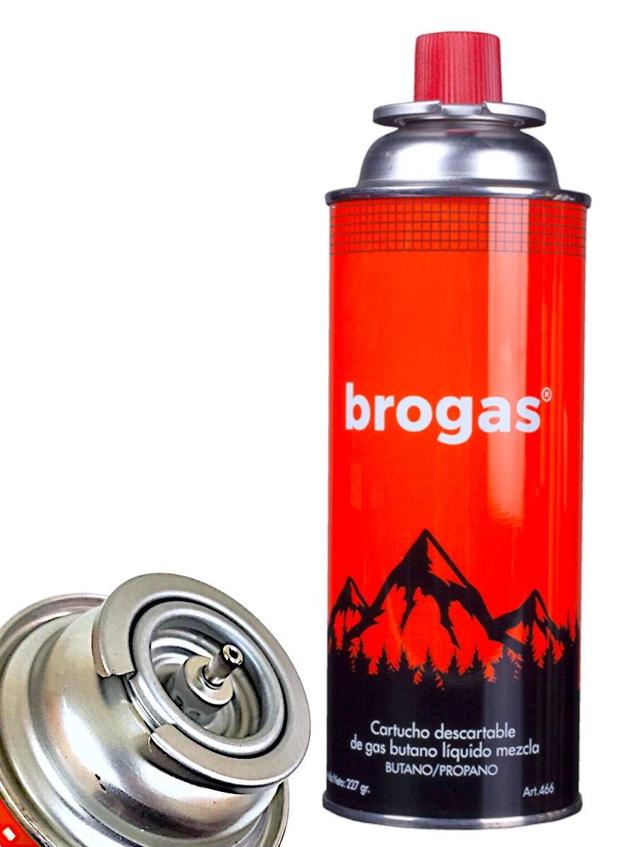 GAS BUTANO PARA CAMPING CARTUCHO 227GR