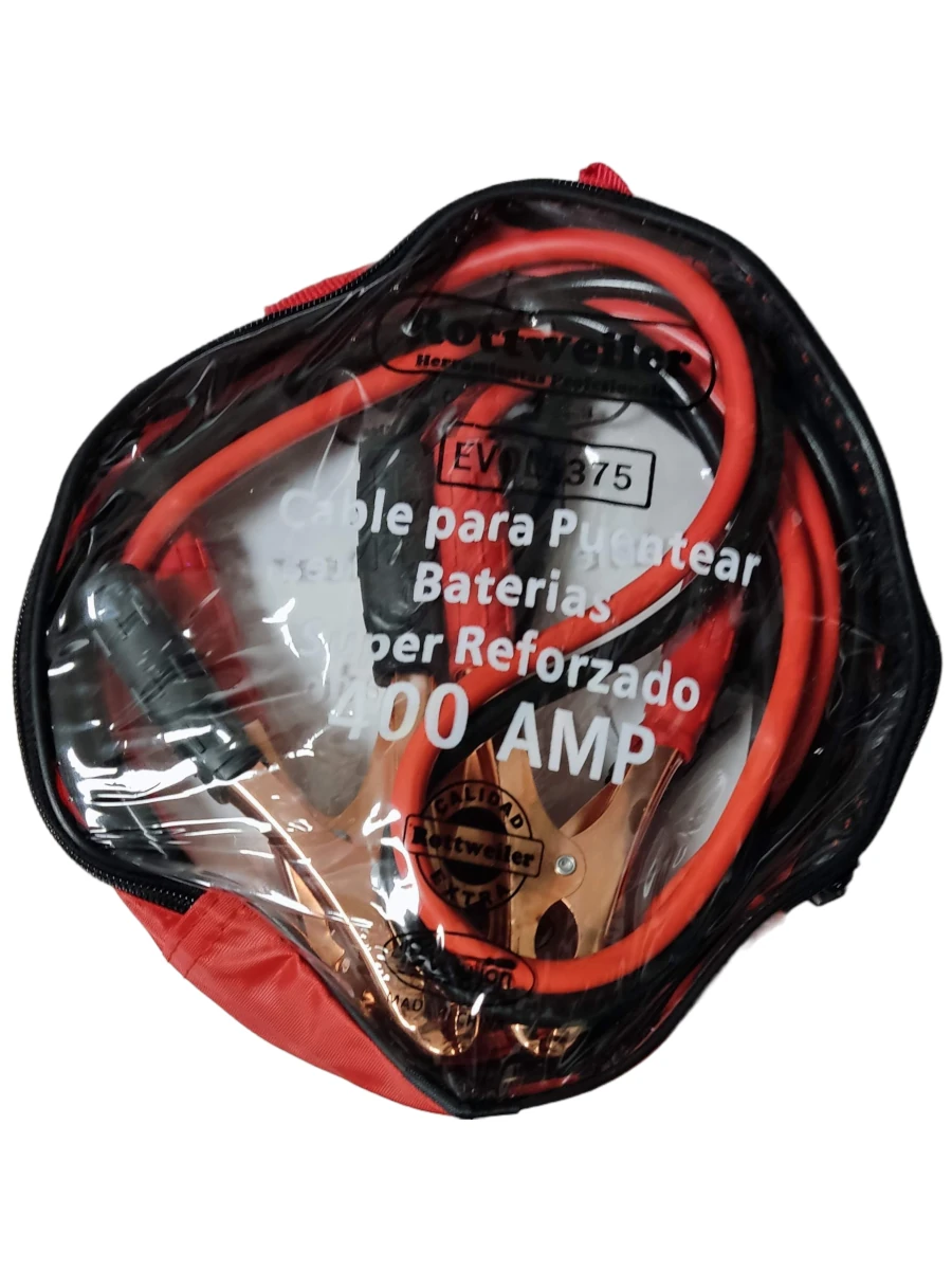 CABLE PARA PUENTEAR BATERIAS C/PINZAS 400A