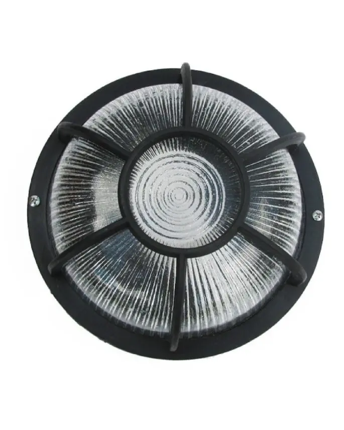 LAMPARA TORTUGA PVC REDONDA VIDRIO NEGRA