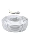 CABLE COAXIL RG 6 BLANCO (ROLLO 100M)