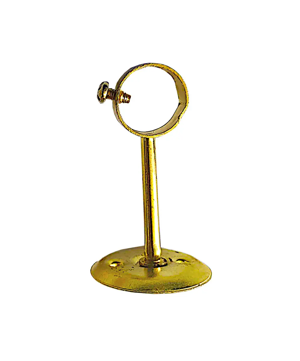 SOPORTE CAÑO CORTINA 1/2" LARGO CERRADO DE CAÑO