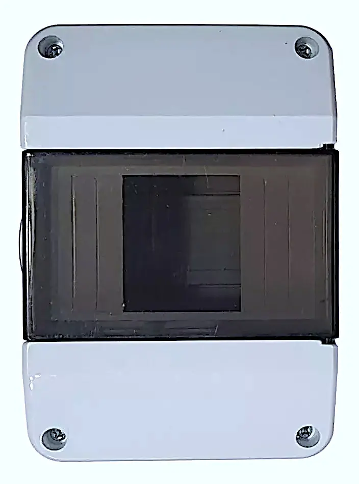 CAJA DIN 04 POLOS EMBUTIR - EXTERIOR