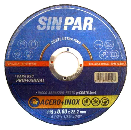 DISCO SIN PAR 180X6 MM DESBASTE