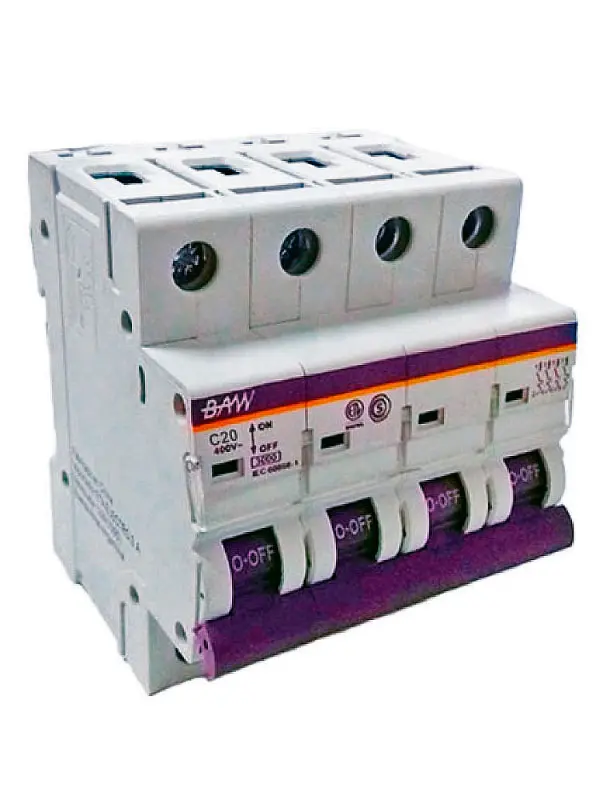 LLAVE TERMICA TETRAPOLAR 4X.32A BAW