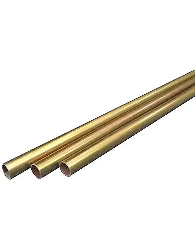 CAÑO PARA CORTINA DORADO 4mts 1/2" BARRAL