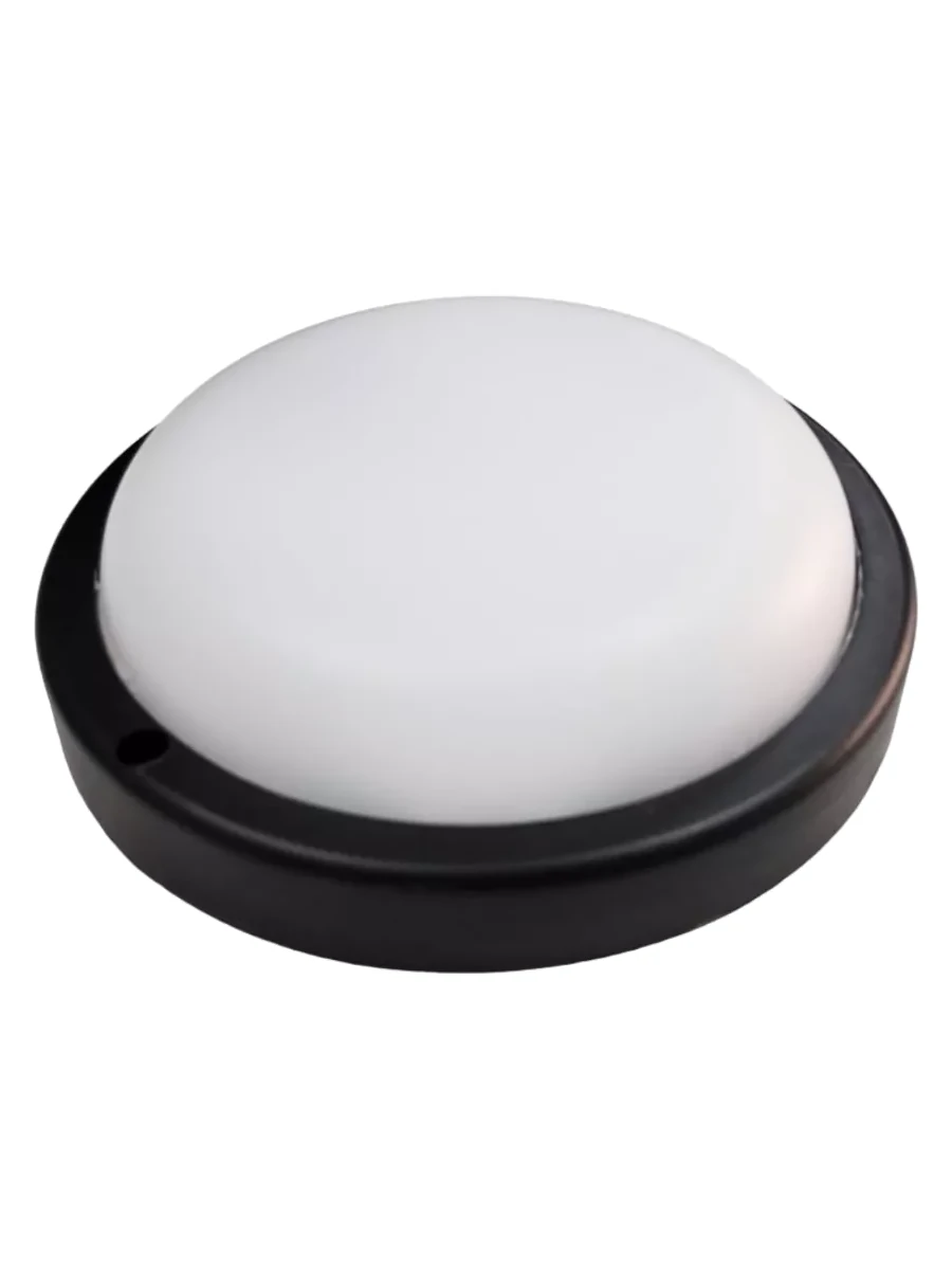 LAMPARA TORTUGA REDONDA 24W LED NEGRA CANDELA