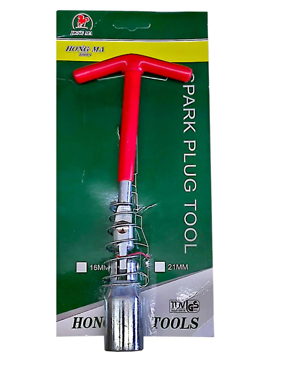 LLAVE SACABUJIAS EN BLISTER 2 EN 1 16MM/21MM