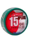 CINTA AISLADORA 10M. VERDE TACSA