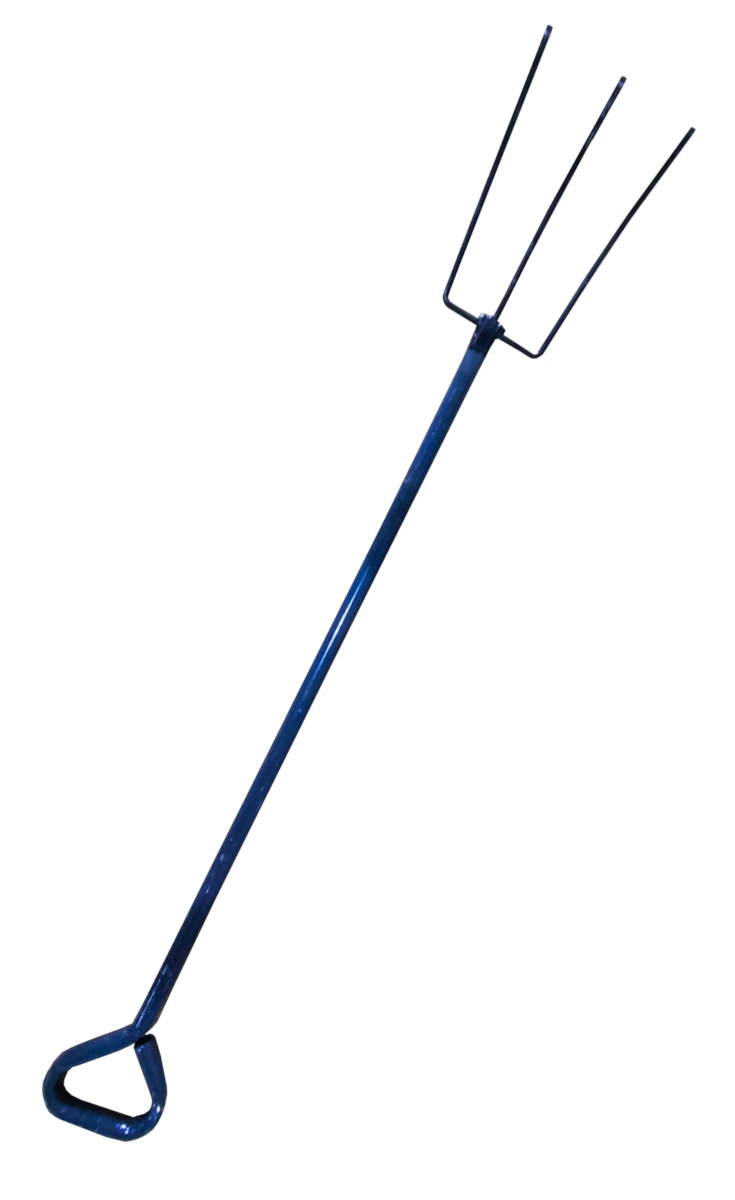 HORQUILLA 3 DIENTES CABO LARGO METALICO