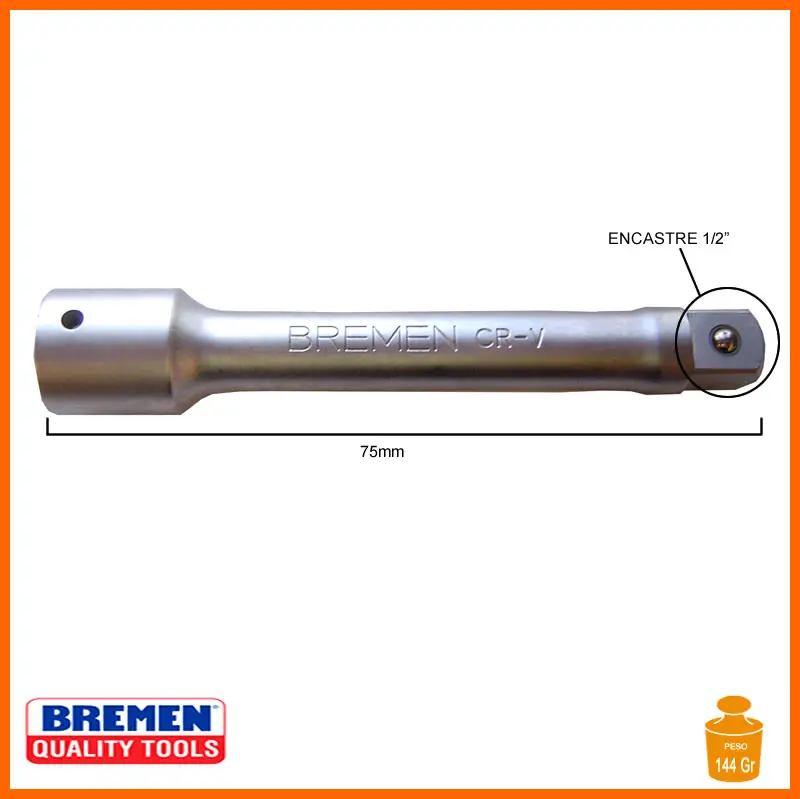 CRIQUE DE 1/2 EXTENSOR DE 75MM BREMEN