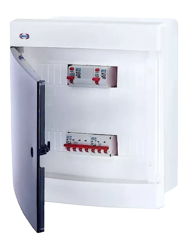 CAJA DIN 36 POLOS EXTERIOR CONEXTUBE LUXURY BLANCA