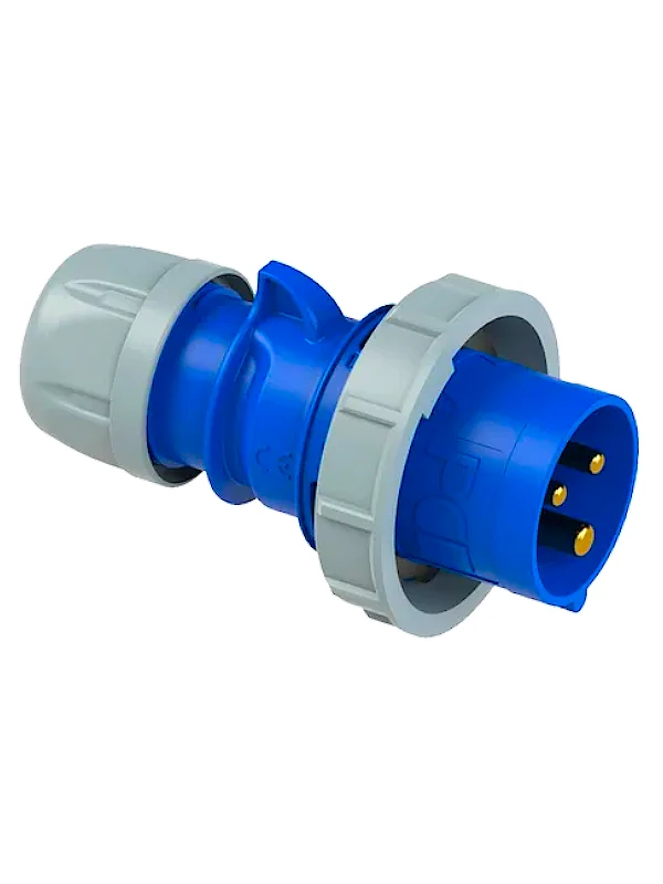 FICHA MACHO IP44 16A 220V 2P+T CONEXTUBE