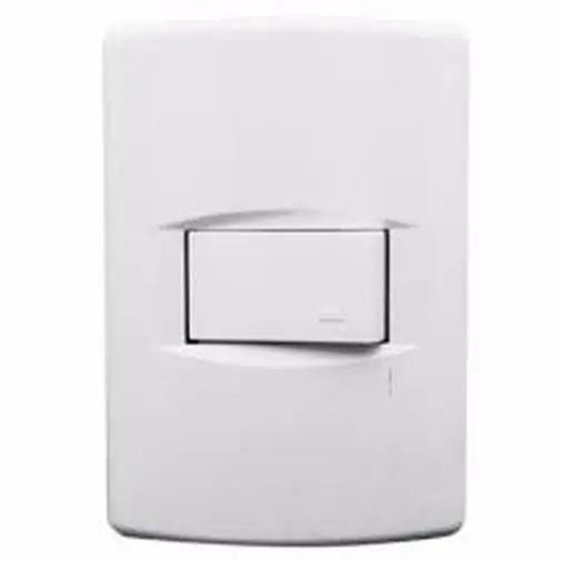 LLAVE EMBUTIR SICA LIFE ARMADA 1 PULSADOR 10X5 BP