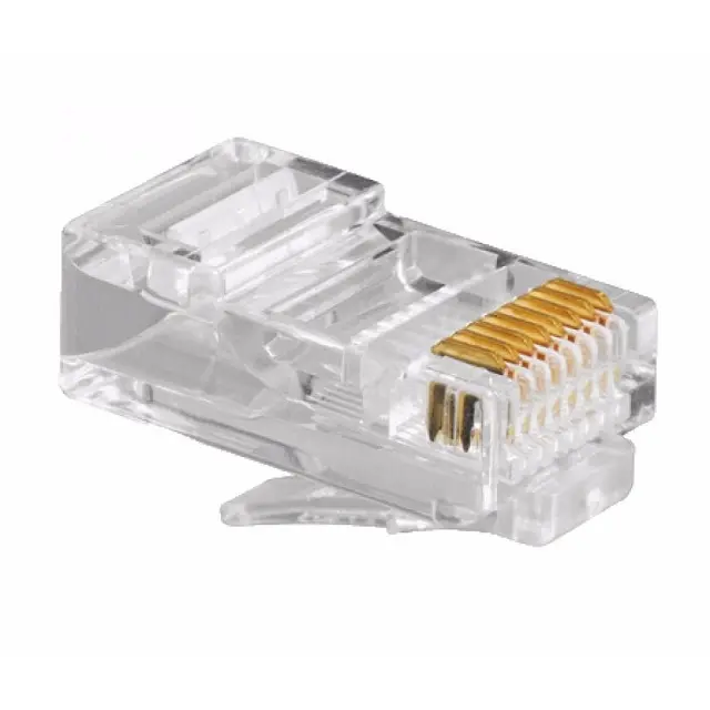 FICHA DE RED CONECTOR RJ45 MACHO CAT. 6
