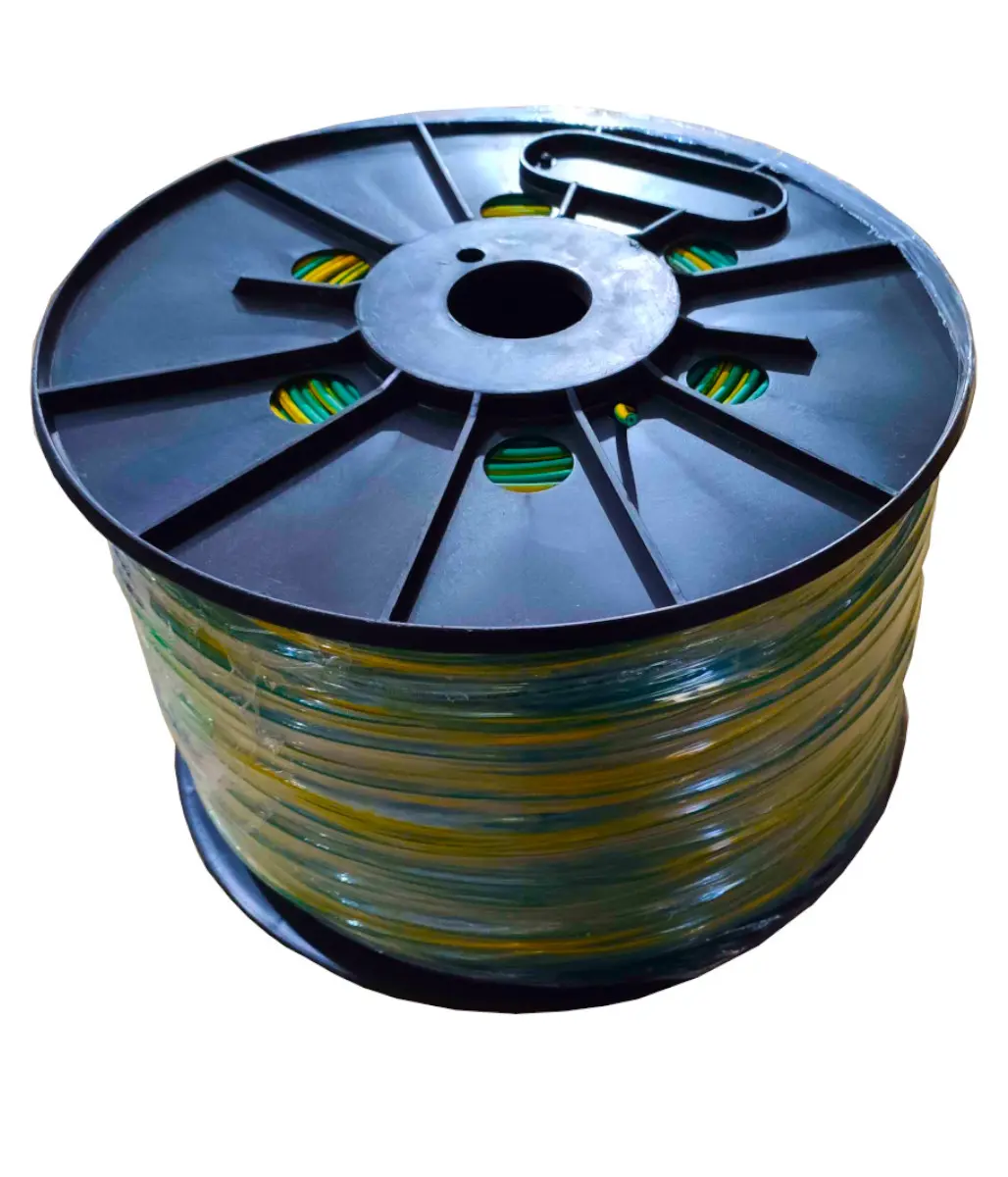 CABLE UNIPOLAR 1X4 VERDE / AMARILLO REFLEX (BOBINA 500M)