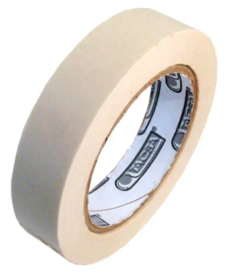 CINTA DE PAPEL TACSA 24mm X 50m BLANCA