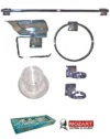 ACCESORIOS PARA BAÑO SET X 6 ACERO INOX