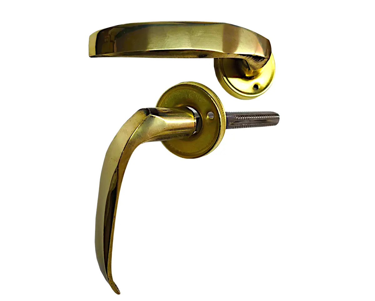 PICAPORTE MINISTERIO BCE PULIDO PERNO LARGO 7CM