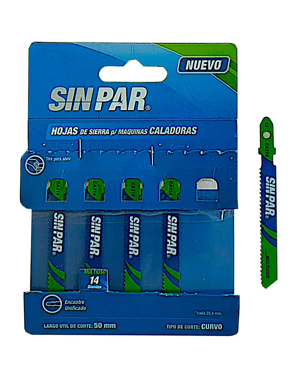 HOJA DE SIERRA CALAD. SIN PAR MULTIUSO .50MM 14D.