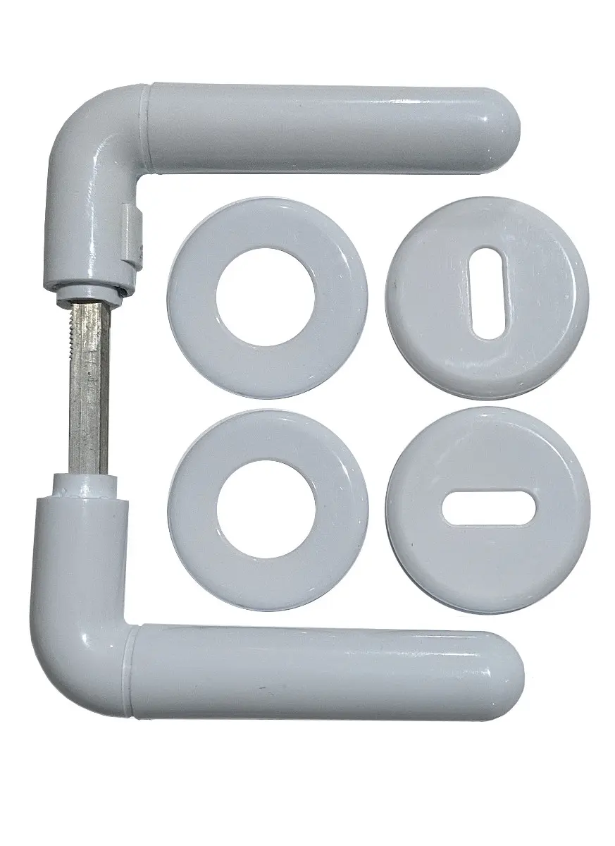 PICAPORTE PLASTICO .REDONDO BL C/BOCALLAVE