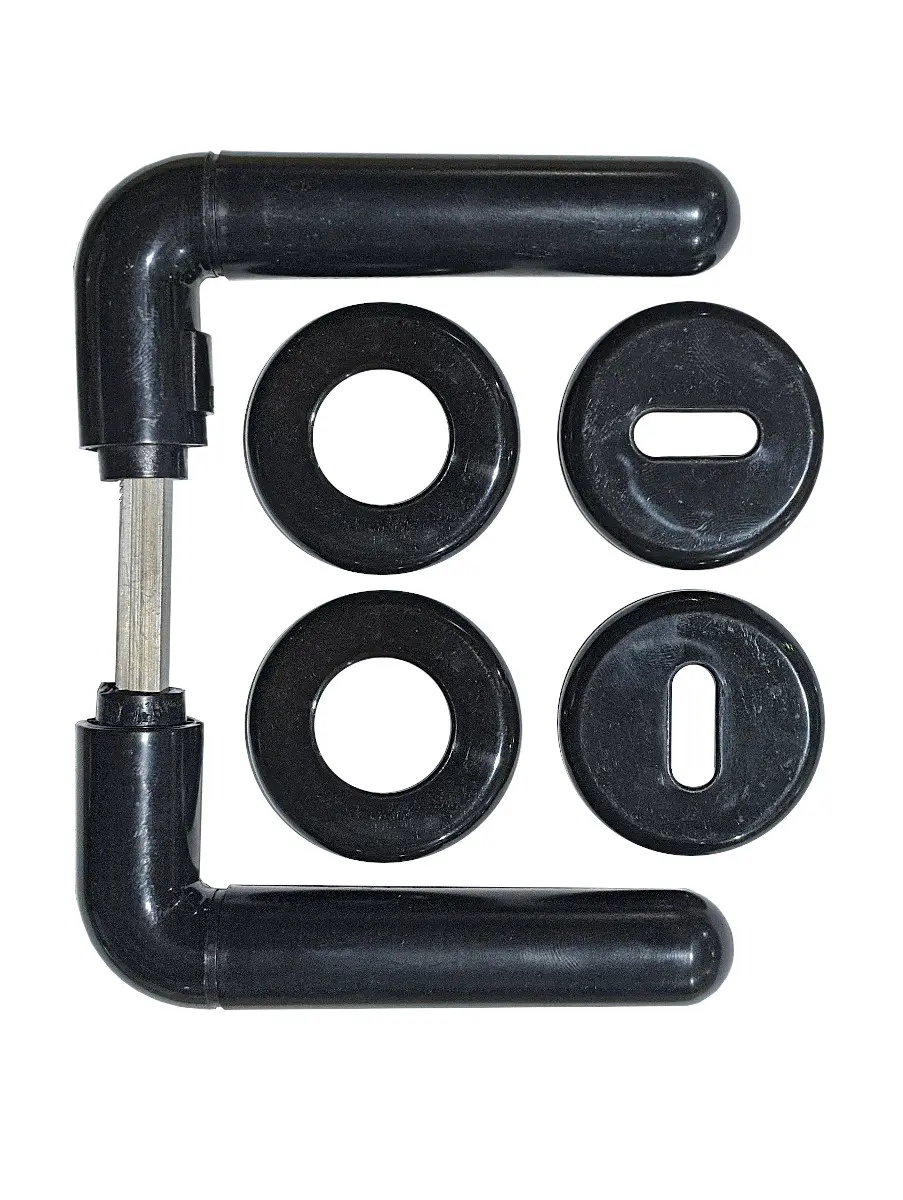 PICAPORTE PLASTICO .REDONDO NE C/BOCALLAVE