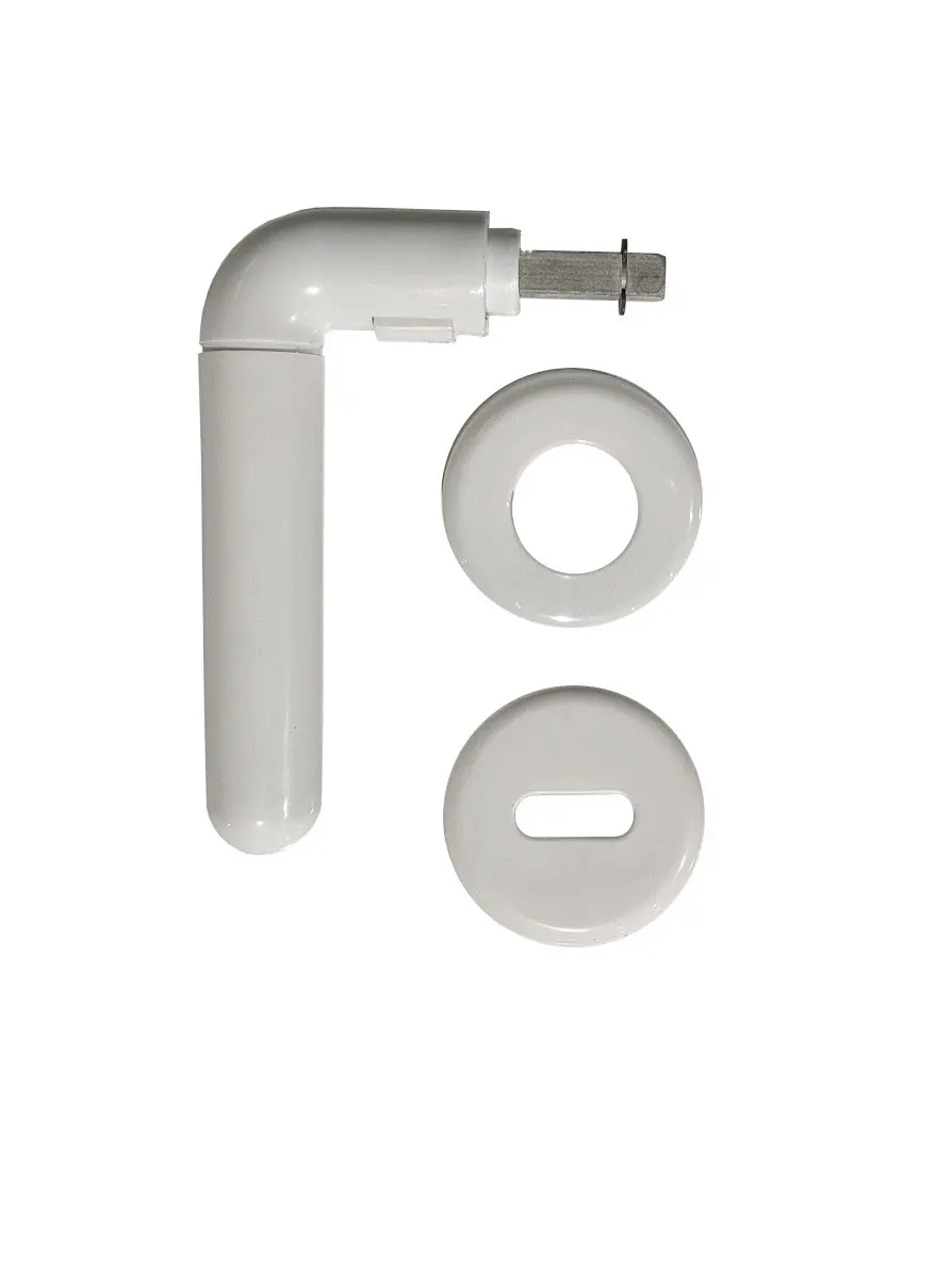 PICAPORTE PLASTICO GIRATORIO REDONDO BL C/BOCALLAV