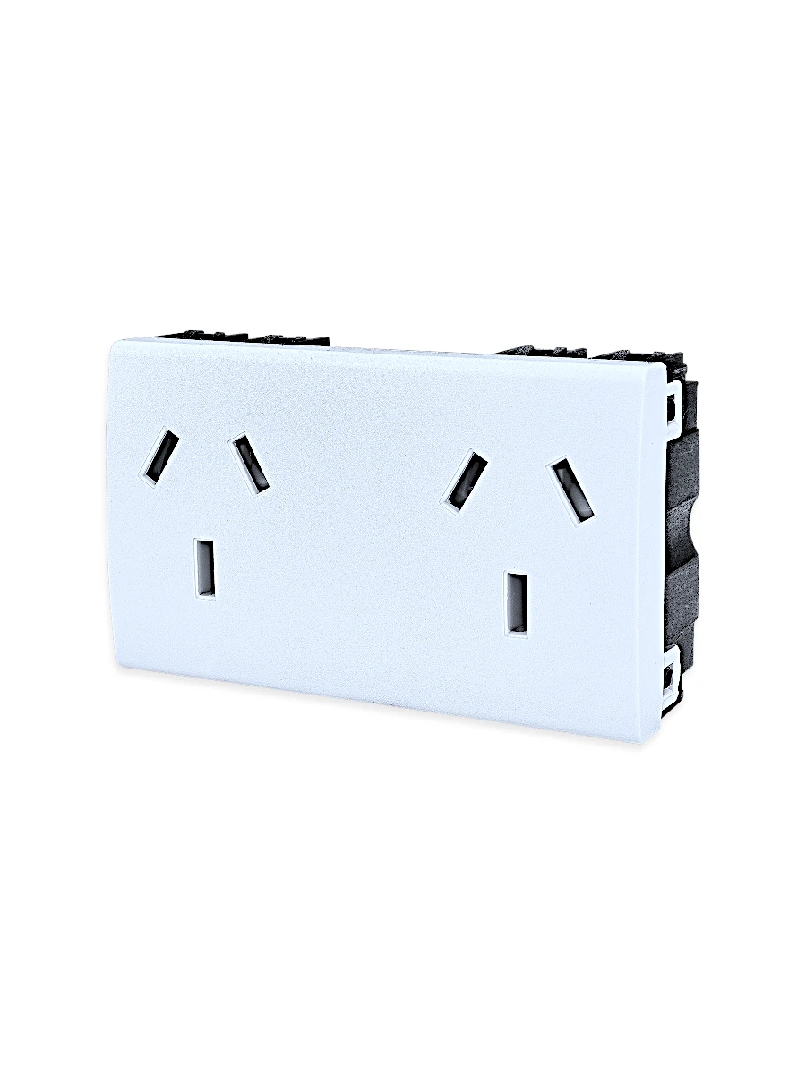 LLAVE EMBUTIR KALOP TOMA 10A DOBLE BLANC